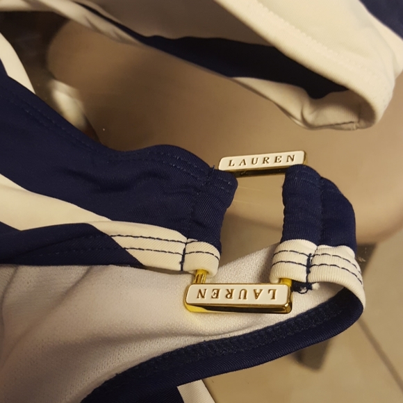 Ralph Lauren navy and white swimsuit - Picture 3 of 5